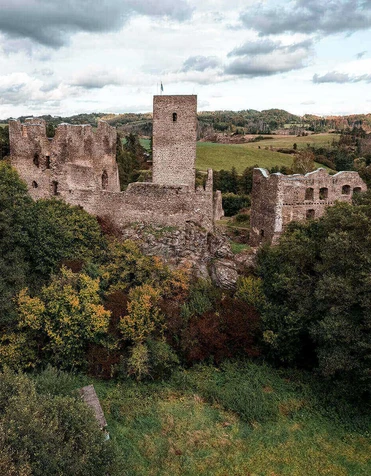 Zřícenina hradu Rokštejn